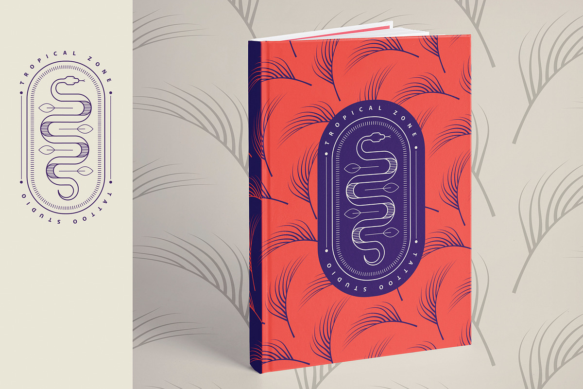 Tropical Logos and Patterns, a Branding & Logo Template by Polar Vectors (Photo 10 of 16)