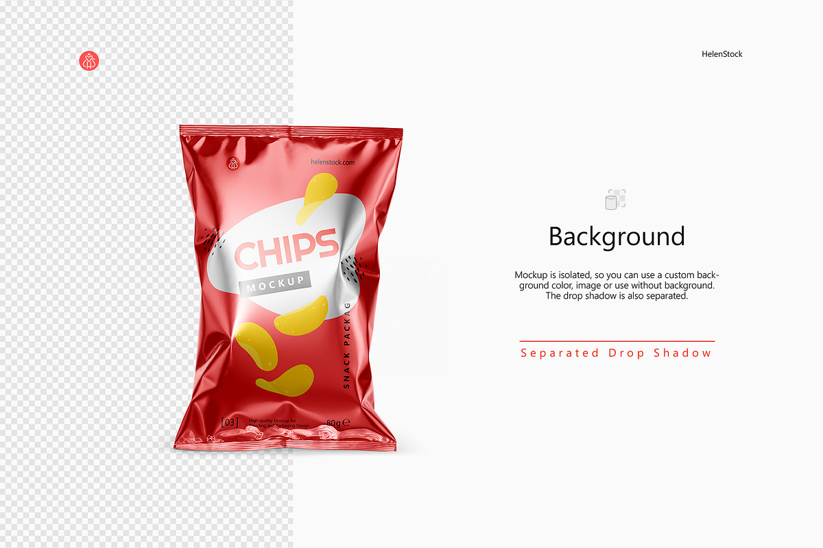 Snack Packaging Mockup Set, a Packaging Mockup by HelenStock (Photo 6 of 13)