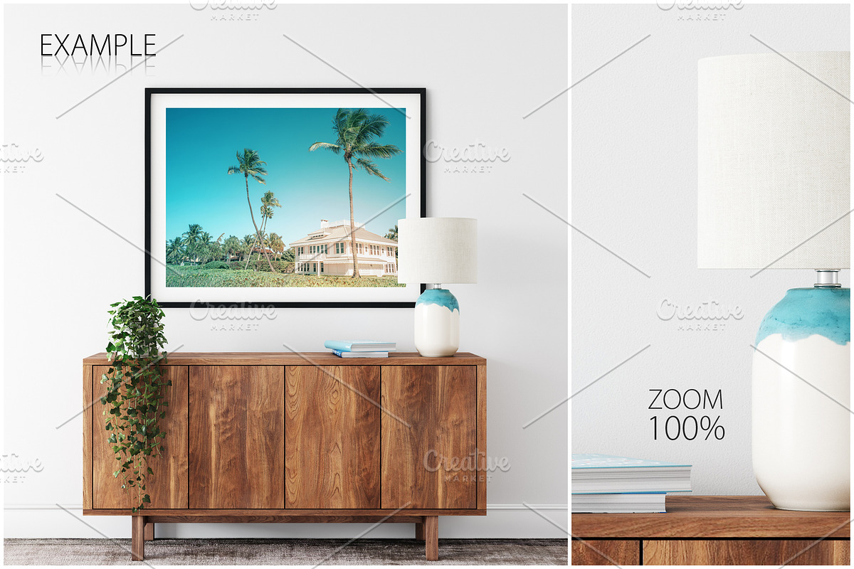 Frames&Walls Coastal Mockups Bundle, a Household Mockup by Yuri-U (Photo 13 of 30)