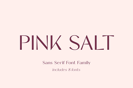 Pink Salt, a Sans Serif Font by Almond Type