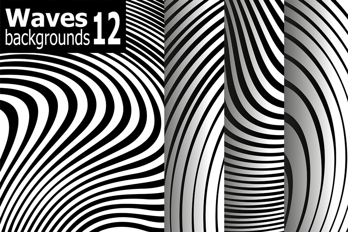 Waves backgrounds, a Background Graphic by Volyk (Photo 1 of 4)