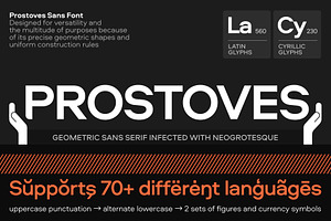 Prostoves - Geometric Neo-Grotesque