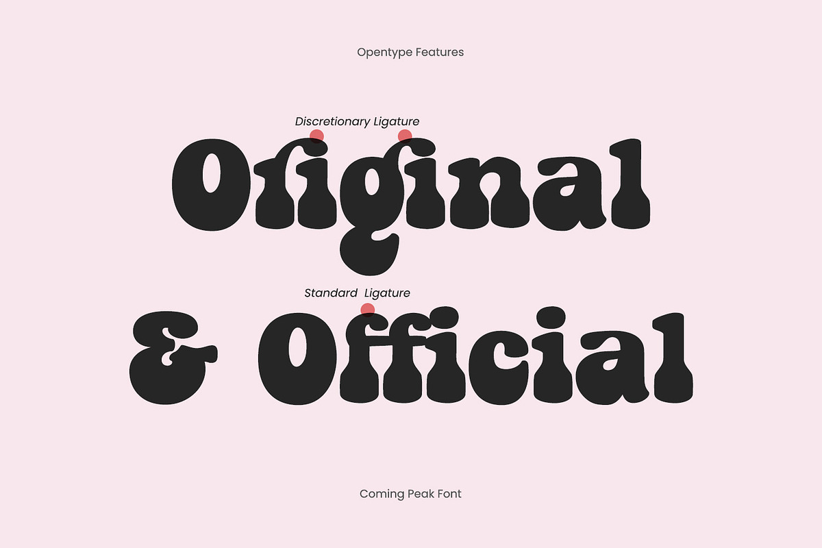 Coming Peak, a Symbol Font by yumnatype (Photo 9 of 10)