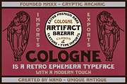 Cologne | Bold Vintage Serif, a Serif Font by Artifact Bazaar (Thumbnail 5 of 5)