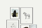 Freedom. Hand painted - horses., an Animal Illustration by Youksy (Thumbnail 5 of 8)