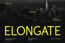 Elongate – Modern Condensed Sans
