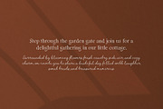 Natural Cottage - Handmade Font Duo, a Serif Font by Bale Type (Thumbnail 5 of 12)