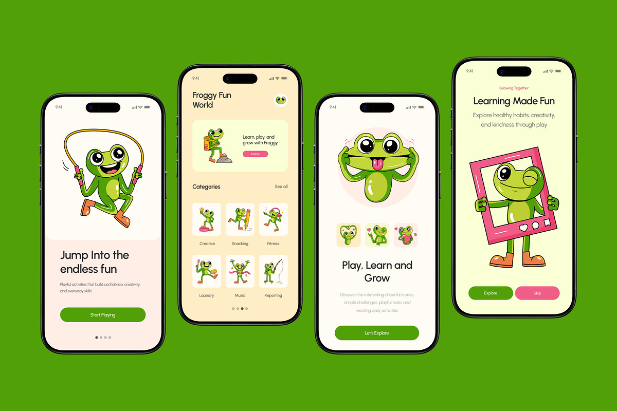 Bundle of Frog Vector Icons, an Emoji Icon by Creative Stall (Photo 4 of 12)