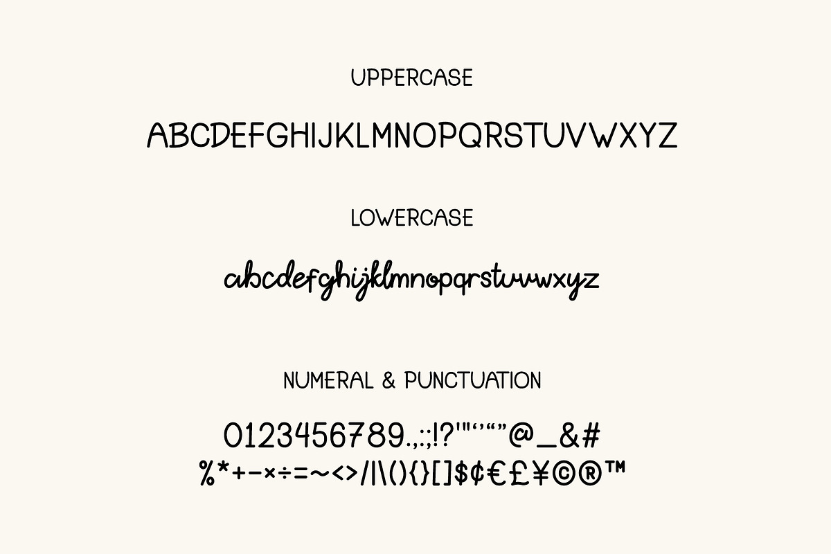 Hello Bear | Cute Script Font, a Script Font by Lightsense (Photo 9 of 11)