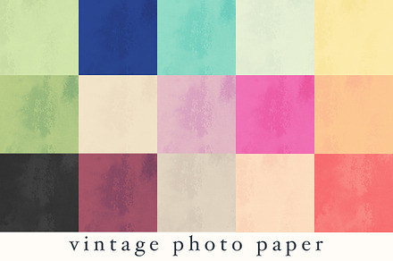 Vintage Photo Papers