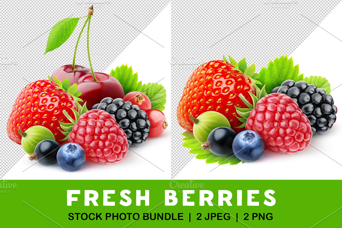 Berries in a pile