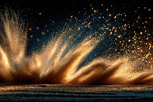 Golden Sand Explosion, a Food & Drink Photo by Ales Munt