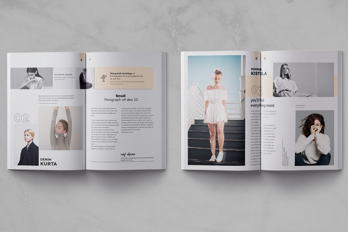 Fashion Lookbook / Brochure, a Brochure Template by Addaxx (Photo 5 of 7)