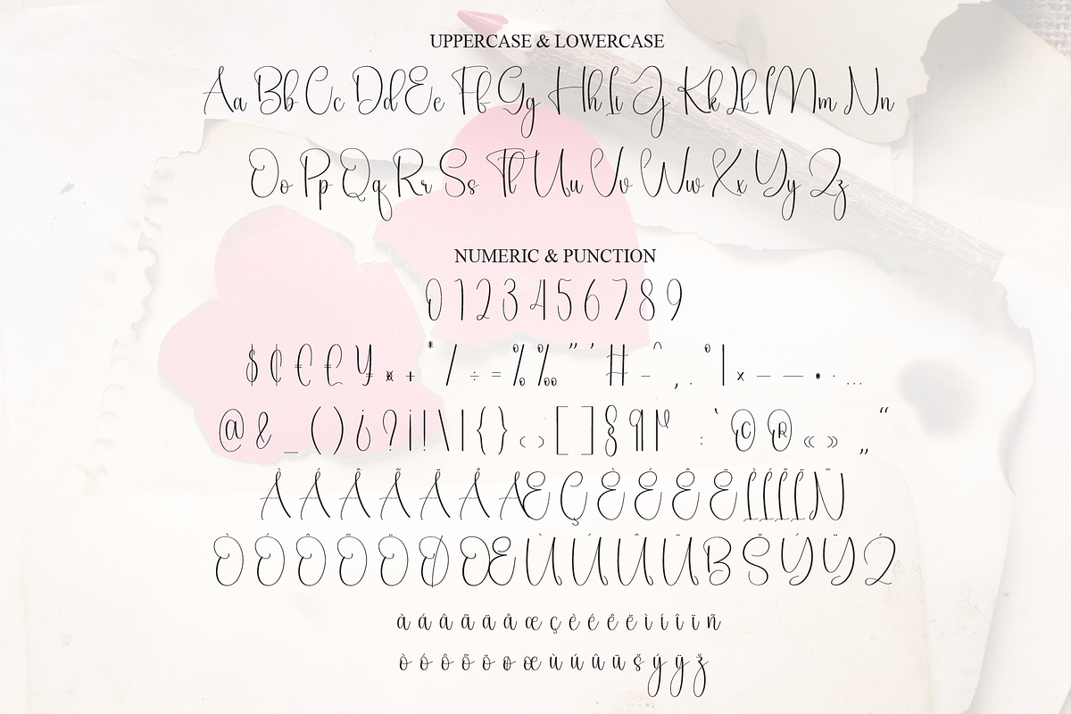 Lovely History | Script Font, a Handwritten Font by Scratchones (Photo 7 of 9)