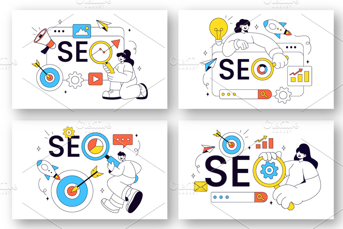 10 Search Engine Optimization, a Technology Illustration by denayunebgt (Photo 2 of 4)