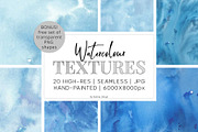 20 Huge Seamless Watercolor Textures, a Texture Graphic by AdenaJ (Thumbnail 1 of 12)