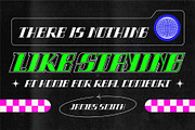 Seristic Y2K Display Typeface, a Font by graphicook (Thumbnail 12 of 16)
