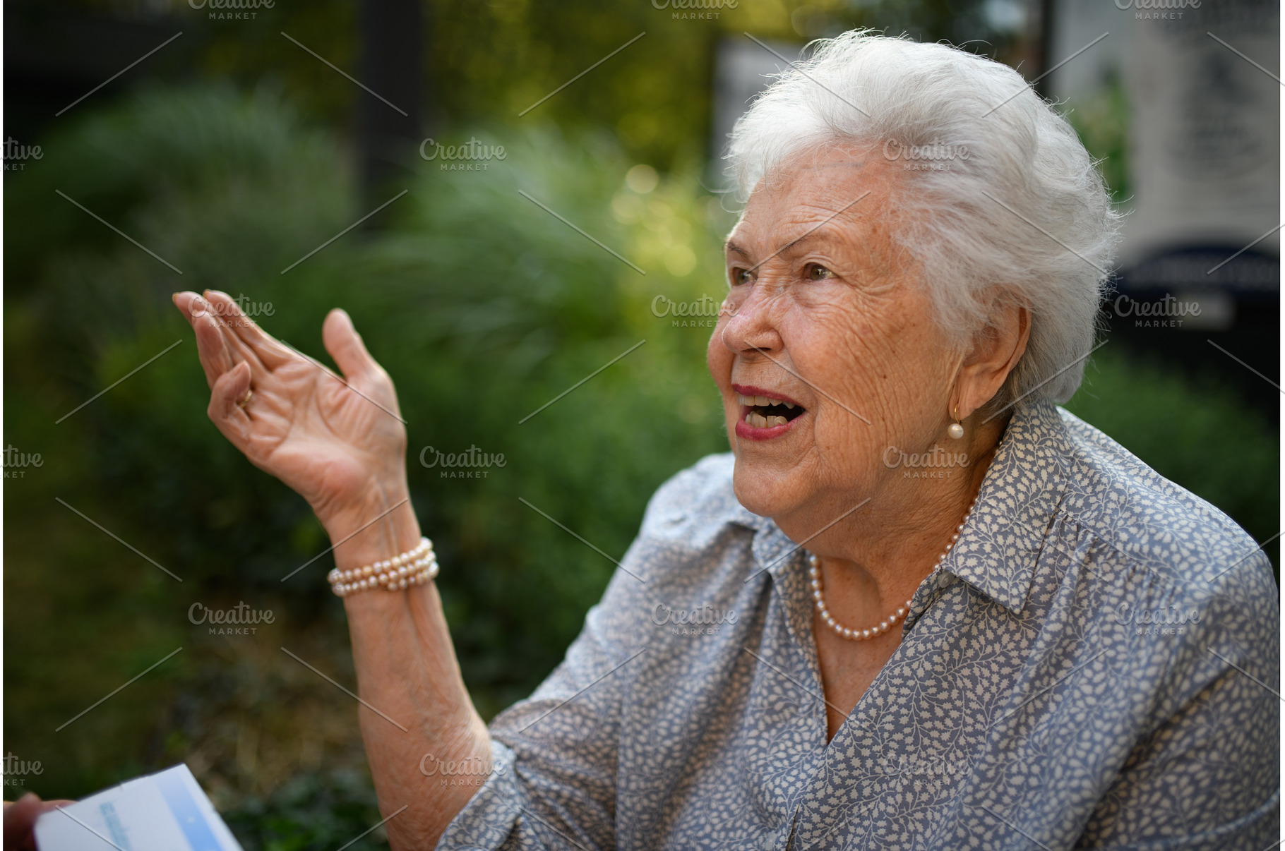 Portrait of beautiful old lady, a Person Photo by HalfPoint