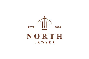 arrows scale attorney law firm logo, a Branding & Logo Template by devastd