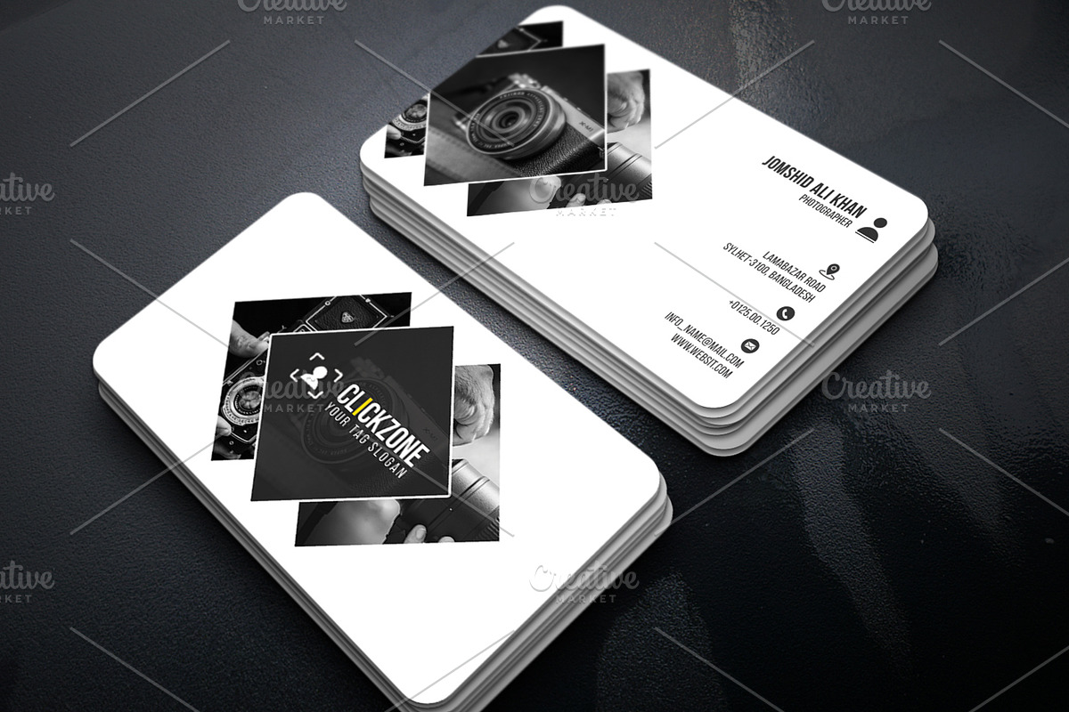 Photography Business Card, a Business Card Template by Helal Shop (Photo 3 of 6)