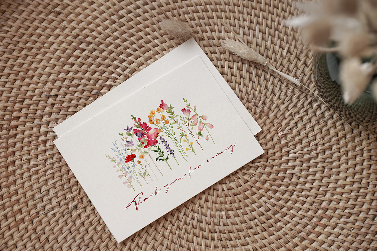 Watercolor Flower -GARDEN WILDFLOWER, a Decorative Illustration by Beigetime (Photo 8 of 15)