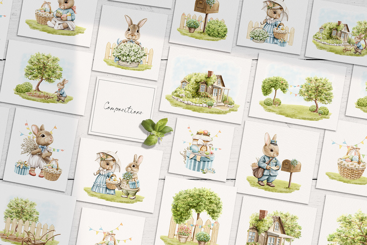 The Easter rabbit family, an Animal Illustration by Mimomy (Photo 10 of 12)