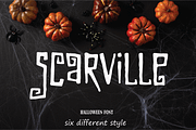 Scarville, a Script Font by Design House (Thumbnail 1 of 3)