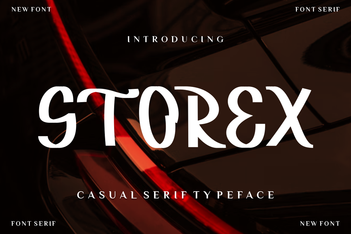 Storex font, a Serif Font by VectorCraft (Photo 2 of 4)