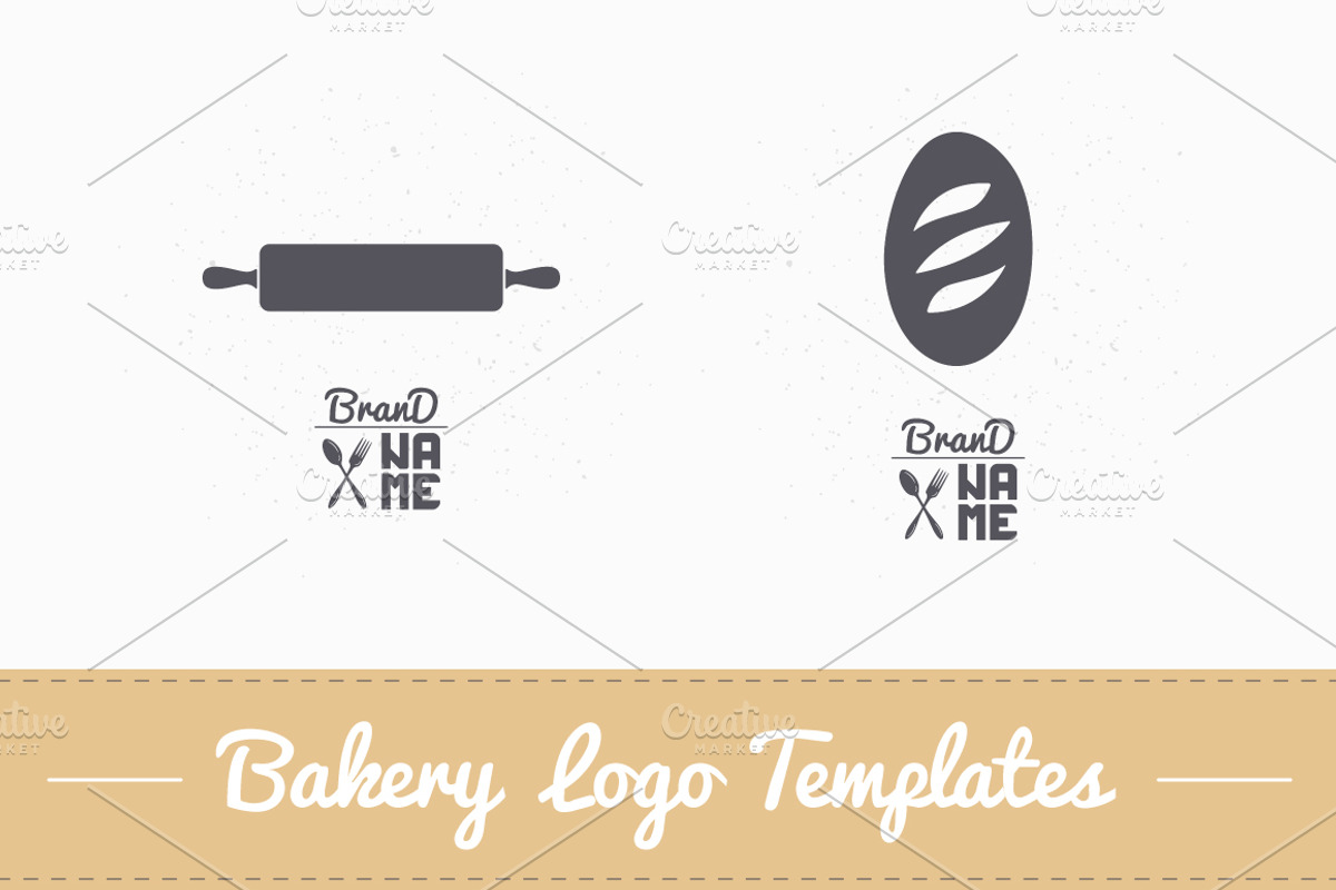4 Bakery Logos, a Branding & Logo Template by Zhemchuzhina (Photo 4 of 4)