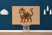 Tiger Clipart, an Animal Illustration by Forhadx5 (Thumbnail 9 of 14)