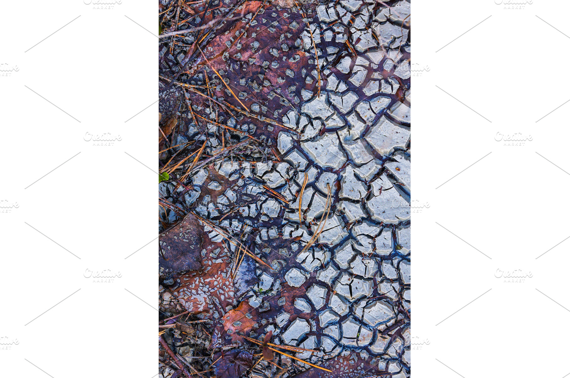 Cracked Earth. An arid landscape, a Background Photo by Lukas Jonaitis SHOP