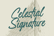 Celestial Signature | Signature Font, a Handwritten Font by Lemonthe (Thumbnail 1 of 8)