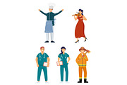 People Professions Illustration Set, a Person Illustration by studiogstock (Thumbnail 2 of 3)