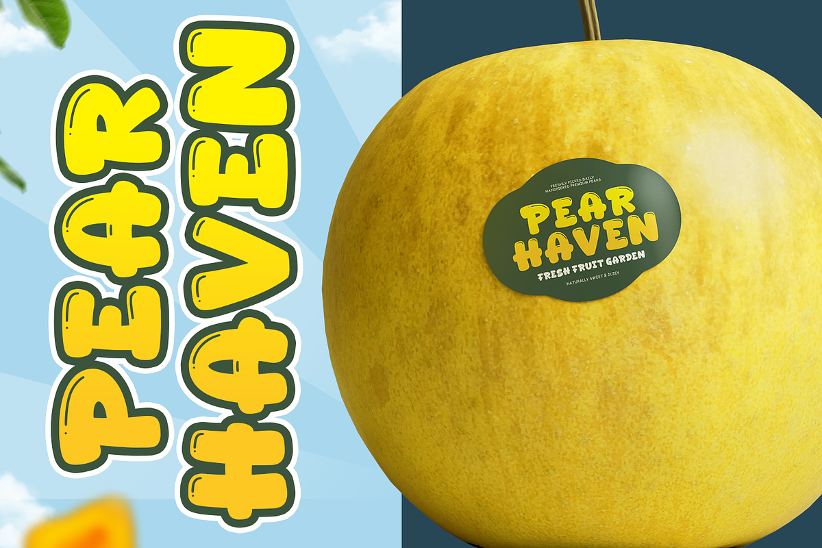 Mango Ice - Food Font, a Handwritten Font by Mozatype (Photo 7 of 8)