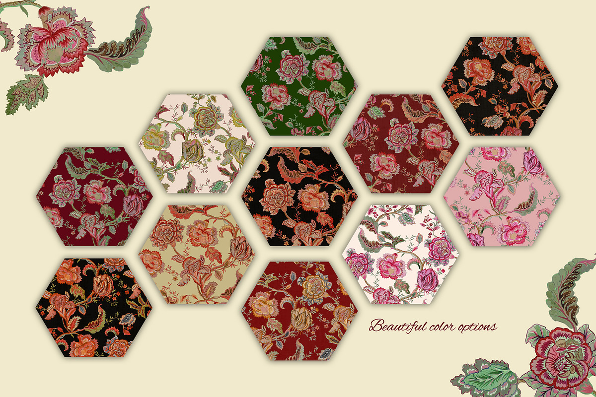 Vintage Chintz Print & Pattern, a Pattern Graphic by GND ART STUDIO (Photo 2 of 8)