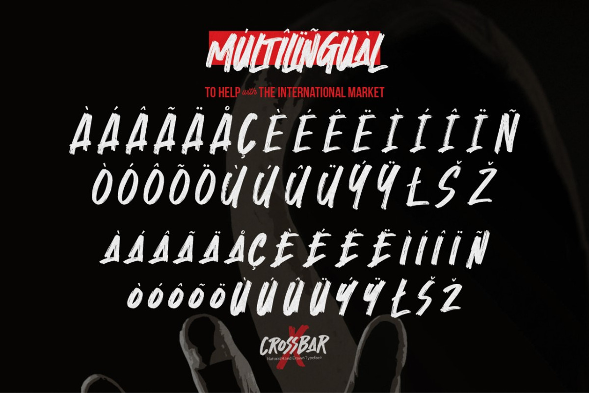 Crossbar - Natural Hand Drawn Font, a Font by Gassstype (Photo 3 of 8)