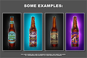 Beer Bottle Mockup, a Product Mockup by Bruno's Shop (Thumbnail 6 of 8)