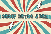Serif Retro Aden Timeless Vintage, a Sans Serif Font by adenpinkstore (Thumbnail 2 of 7)