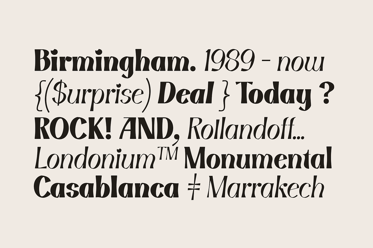 Tonight Show, a Serif Font by nurrontype (Photo 2 of 14)