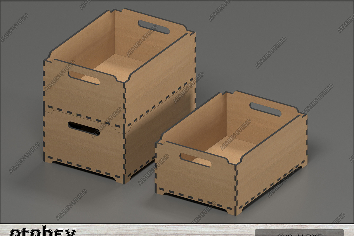9 Size Stackable Box - Modular Boxes