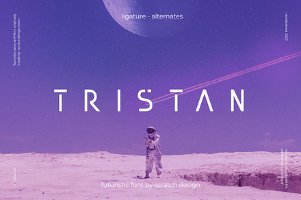 Tristan | Futuristic Font