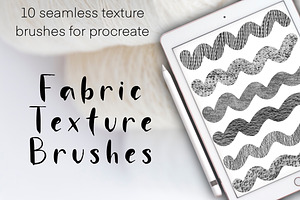Procreate Fabric seamless brushes
