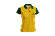 Women Polo T-shirt Mockup, a Shirt Mockup by mockupbuys (Thumbnail 3 of 3)