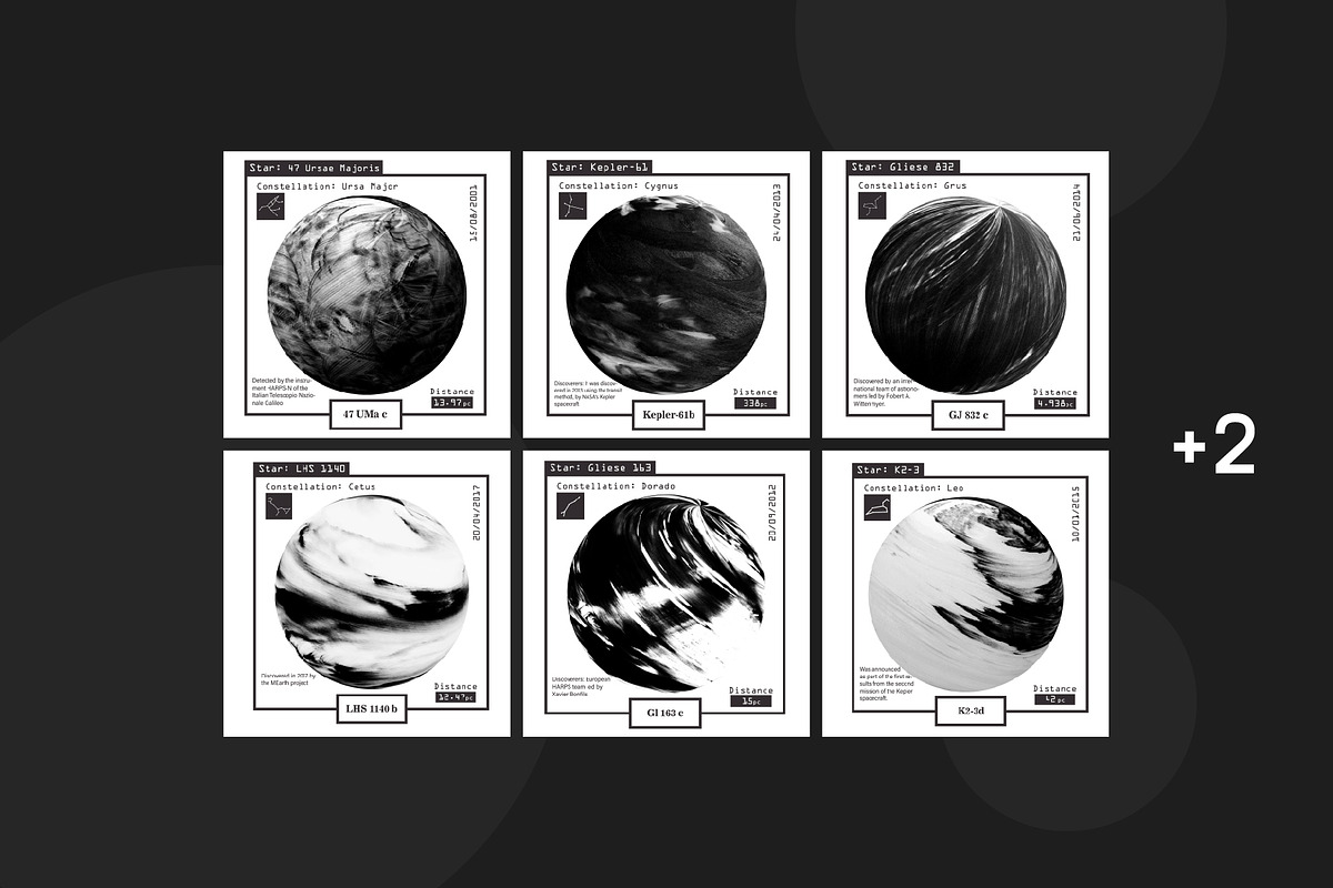 Exoplanets | Graphic set | 20 PNG's, an Object Graphic by Artem Vorotnikov (Photo 5 of 13)
