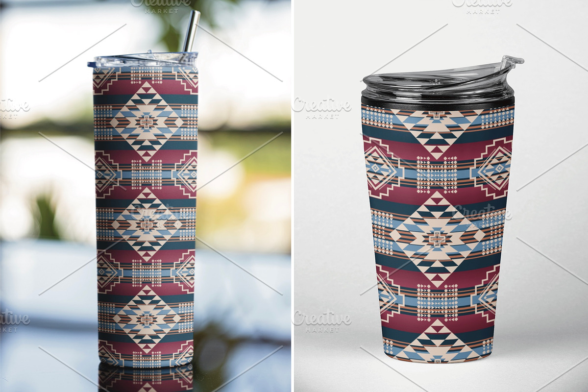Native American Seamless Pattern, a Pattern Graphic by PPEthnicDecorPattern (Photo 9 of 10)