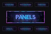 Glitch | 18 Twitch Panels, a Social Media Template by SageDsgn (Thumbnail 1 of 3)