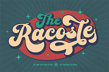 Racoste – Retro Script Font