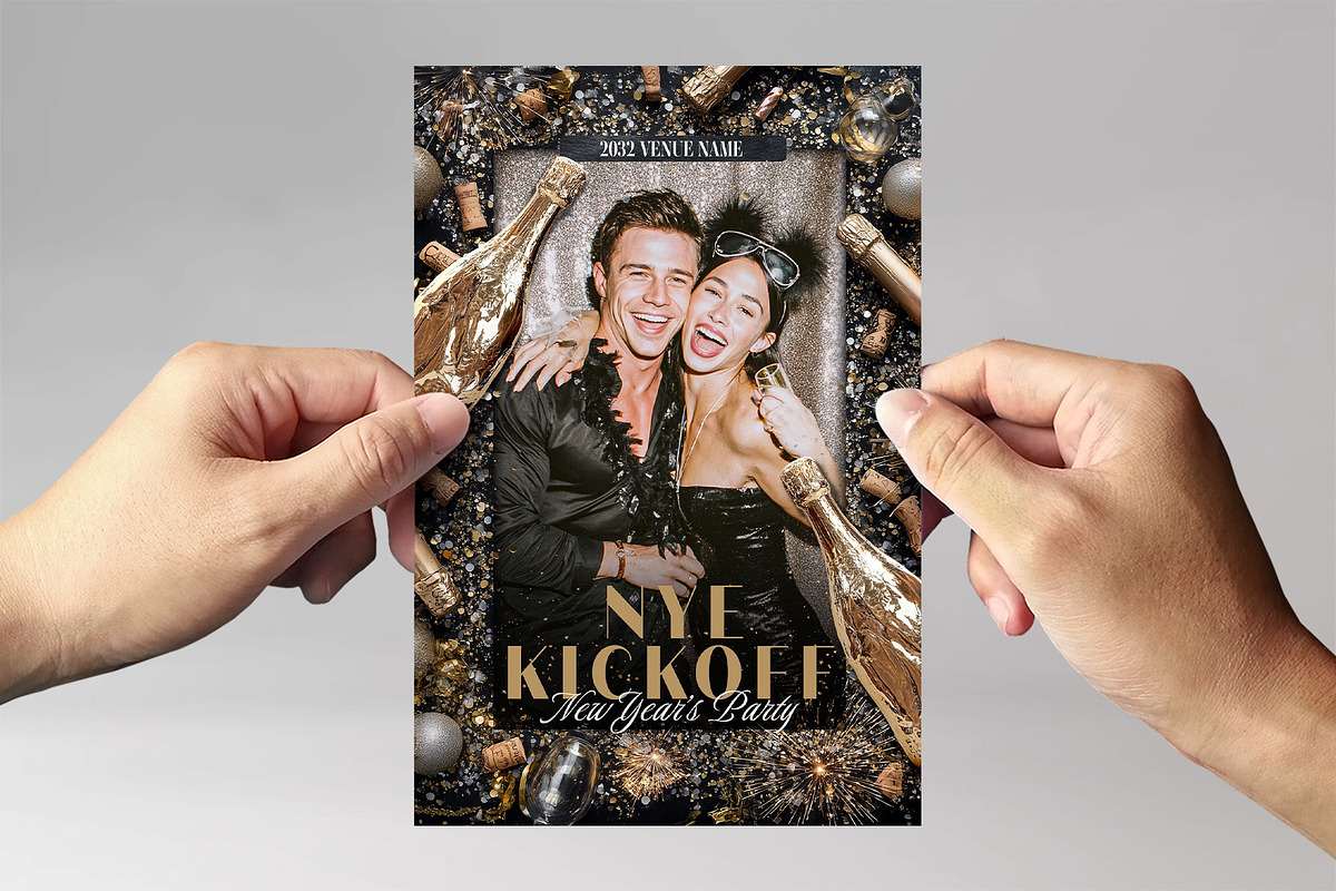 New Year's Eve Party Flyer Template, a Flyer Template by BrandPacks (Photo 2 of 3)