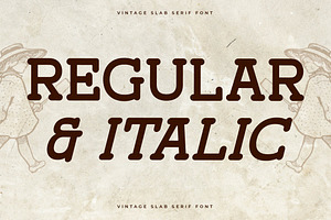 Broken Ranch Vintage Slab Serif Font