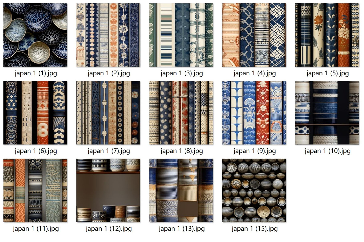 27 seamless Japan vintage pattern, a Pattern Graphic by ARTOZEN DIGITAL (Photo 14 of 15)